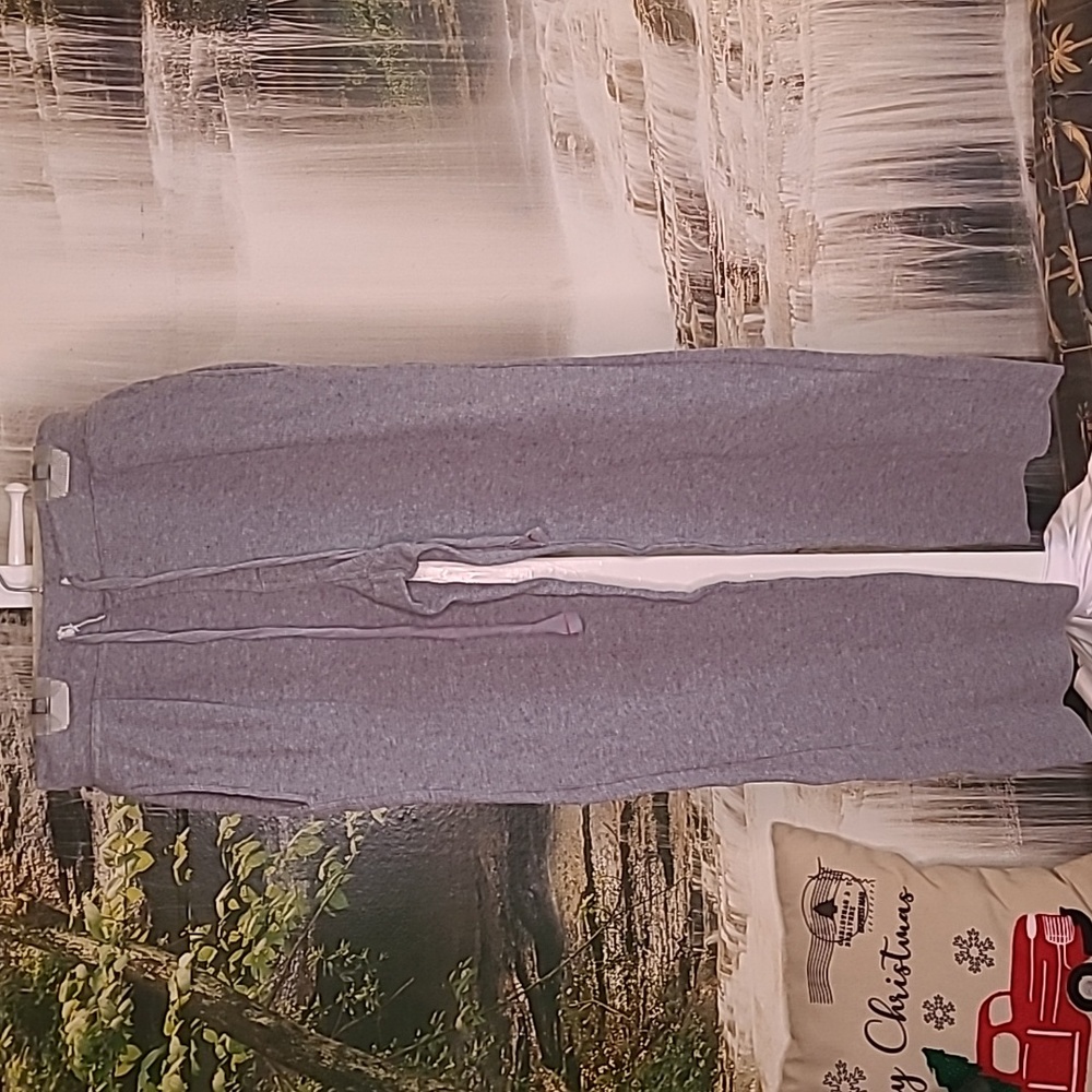 Fruit of the Loom Mens Large sleepwear thermal long underwear gray pants
